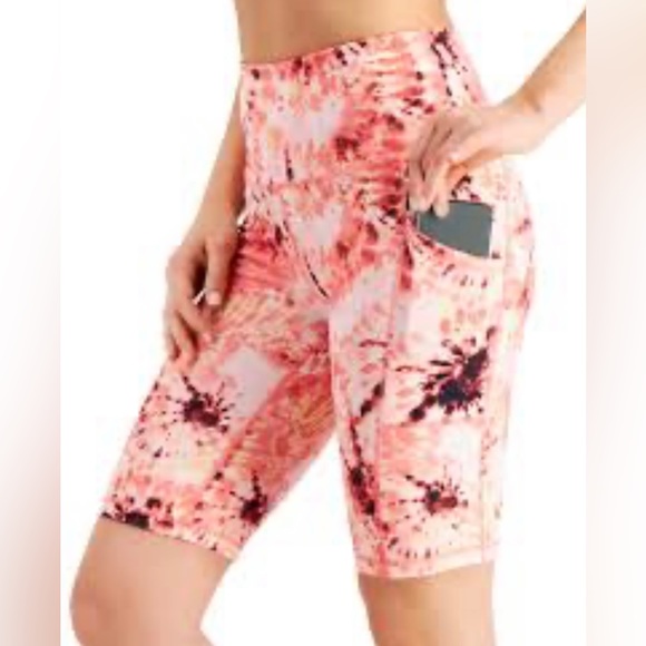 Ideology Pants - 💖NWT💖 Plus Size Ideology Peach Berry Bike Shorts Size XXL